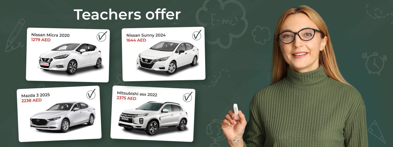 Car Rental Offer for Teachers